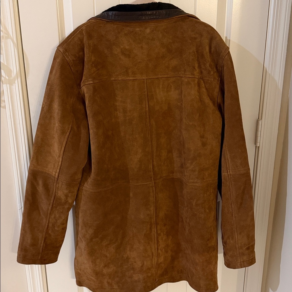 Laverapelle Men's SHERIFF WALT (ROBERT TAYLOR) COW SUEDE LEATHER COAT - Picture 8 of 13